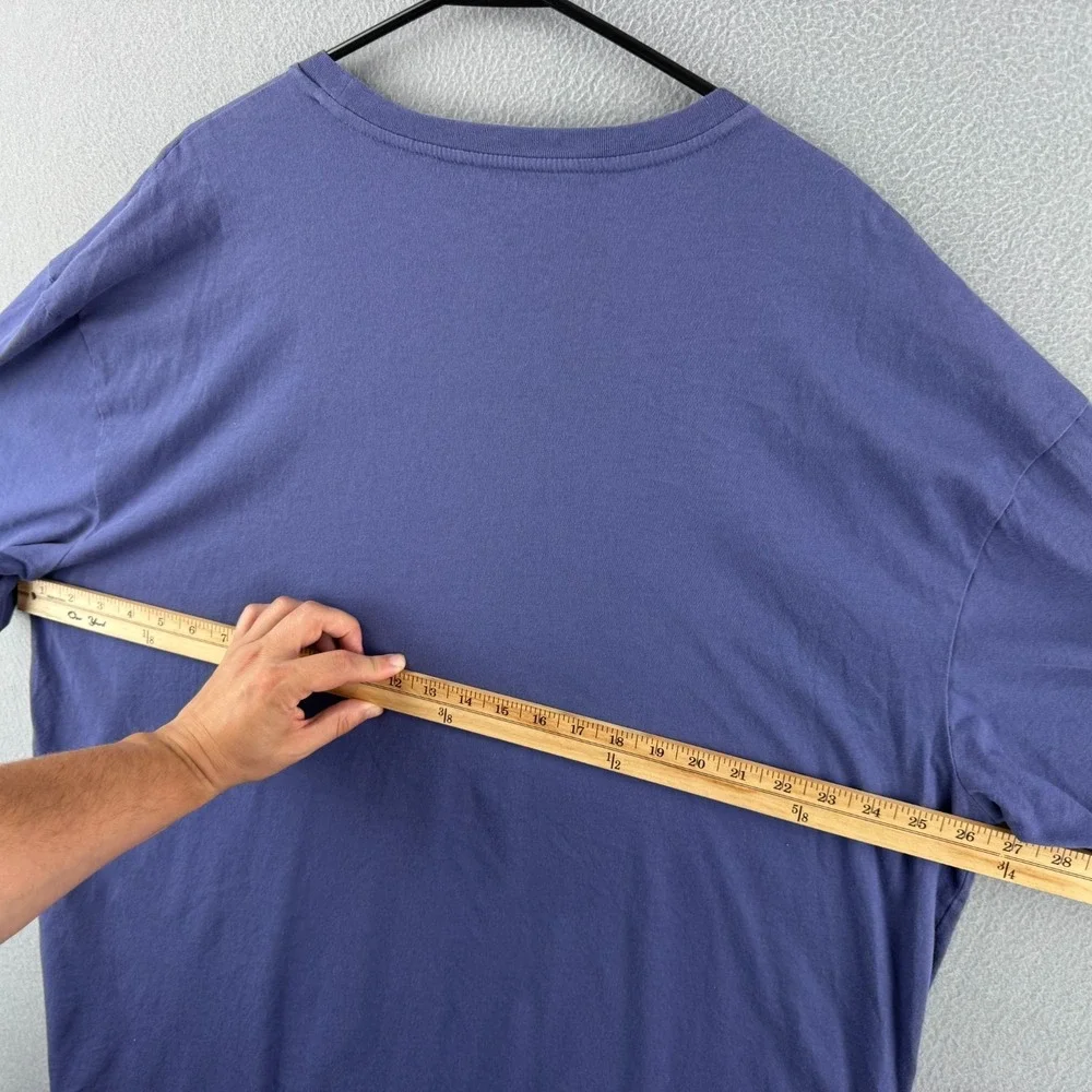 Polo Ralph Lauren Shirt Mens 2XB 2XL Big Blue Cotton Tee Nautical Military Navy